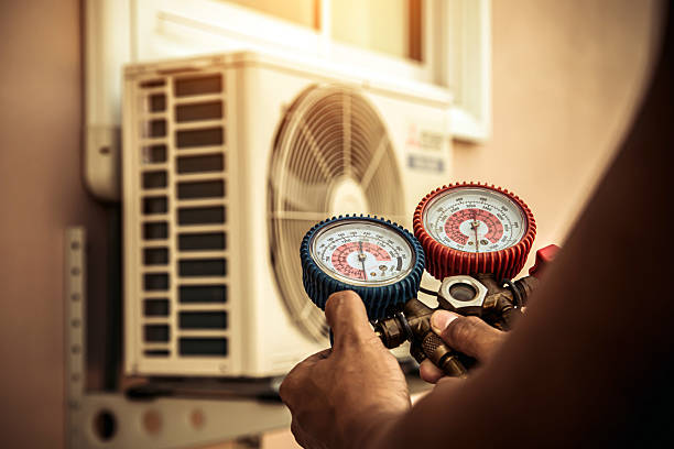Professional Hvac Maintenance technician working in Vernon Center, NJ